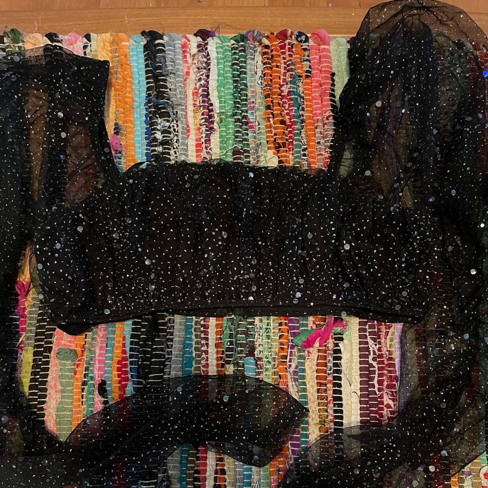 misguided puffy sleeve top